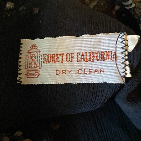 Koret of California Black Sequin Top - Picture 4 of 5